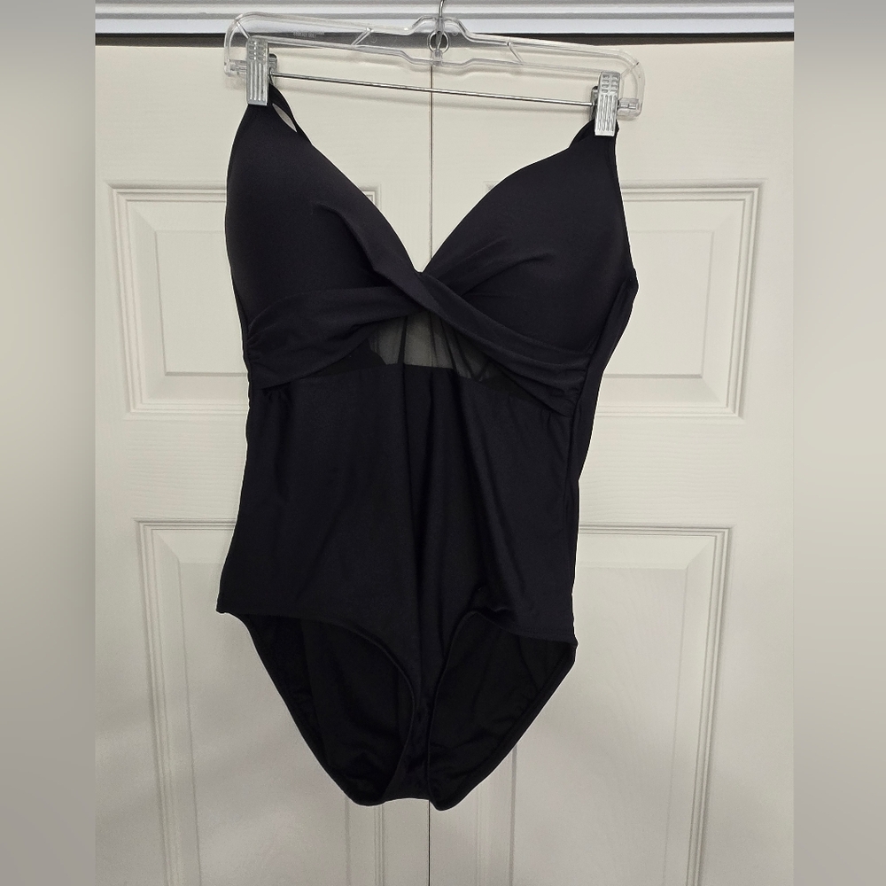 Apt. 9 Black One Piece Swimsuit